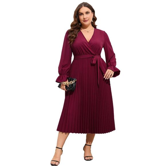 Kojooin Women Plus Size Blazer 3/4 Sleeves Button Open Front Work Office Casual - Picture 1 of 15
